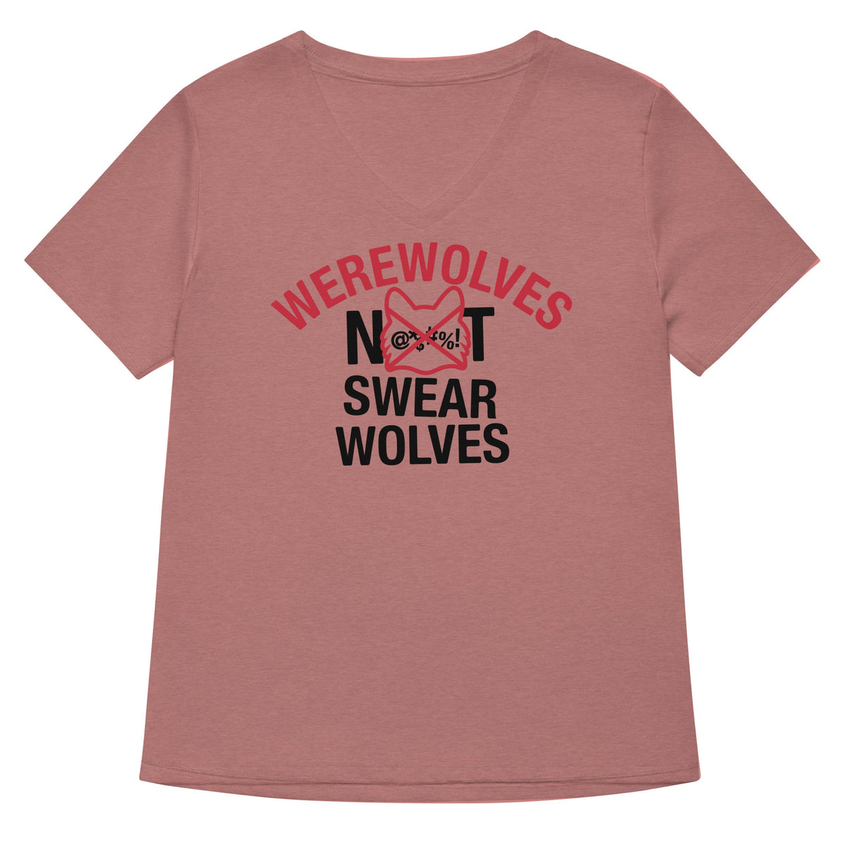 Werewolves Not Swearwolves Women's V-Neck Tee product image 1