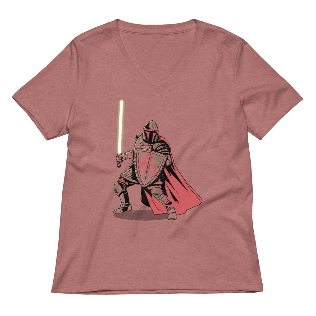 Mandalorian Knight Women's V-Neck Tee product image 2