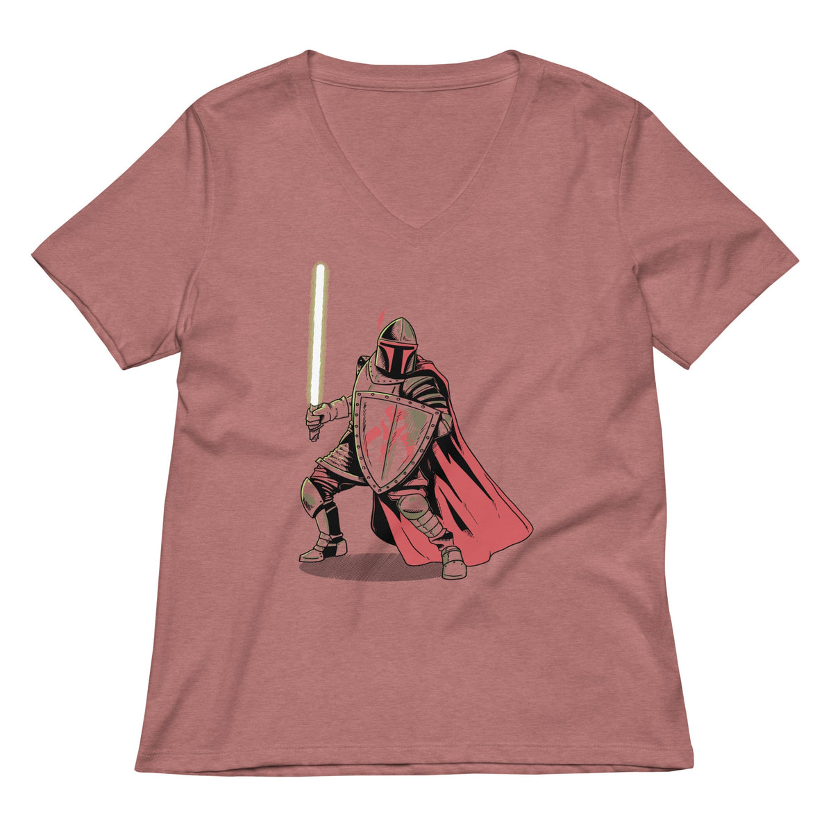Mandalorian Knight Women's V-Neck Tee product image 2