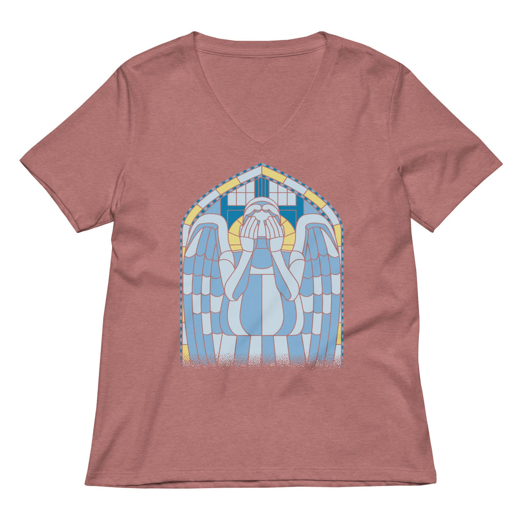 Weeping Angel Women's V-Neck Tee product image 5