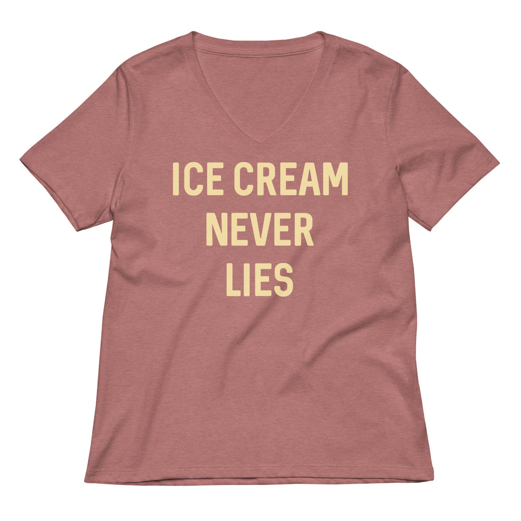 Ice Cream Never Lies Women's V-Neck Tee product image 5