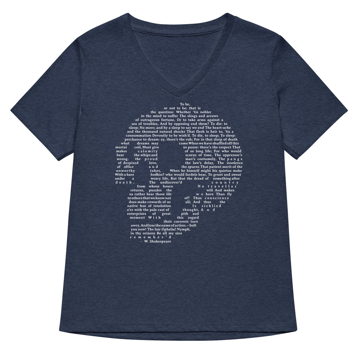 Hamlet Soliloquy Women's V-Neck Tee product image 2