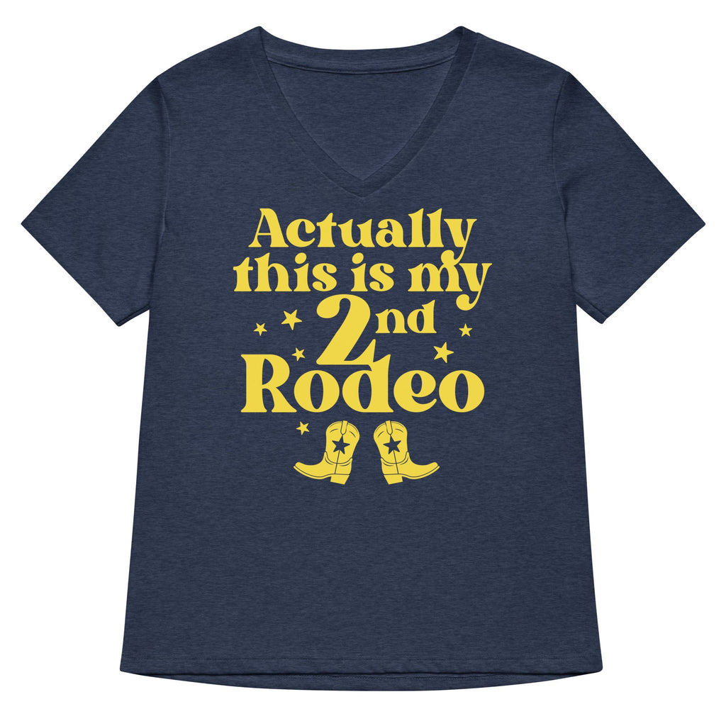 Actually This Is My 2nd Rodeo Women's V-Neck Tee product image 2