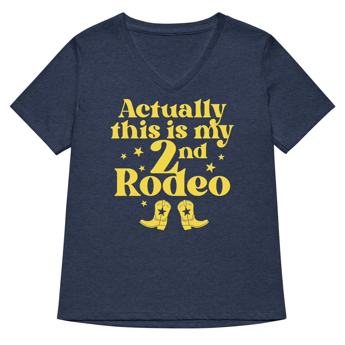 Actually This Is My 2nd Rodeo Women's V-Neck Tee product image 2