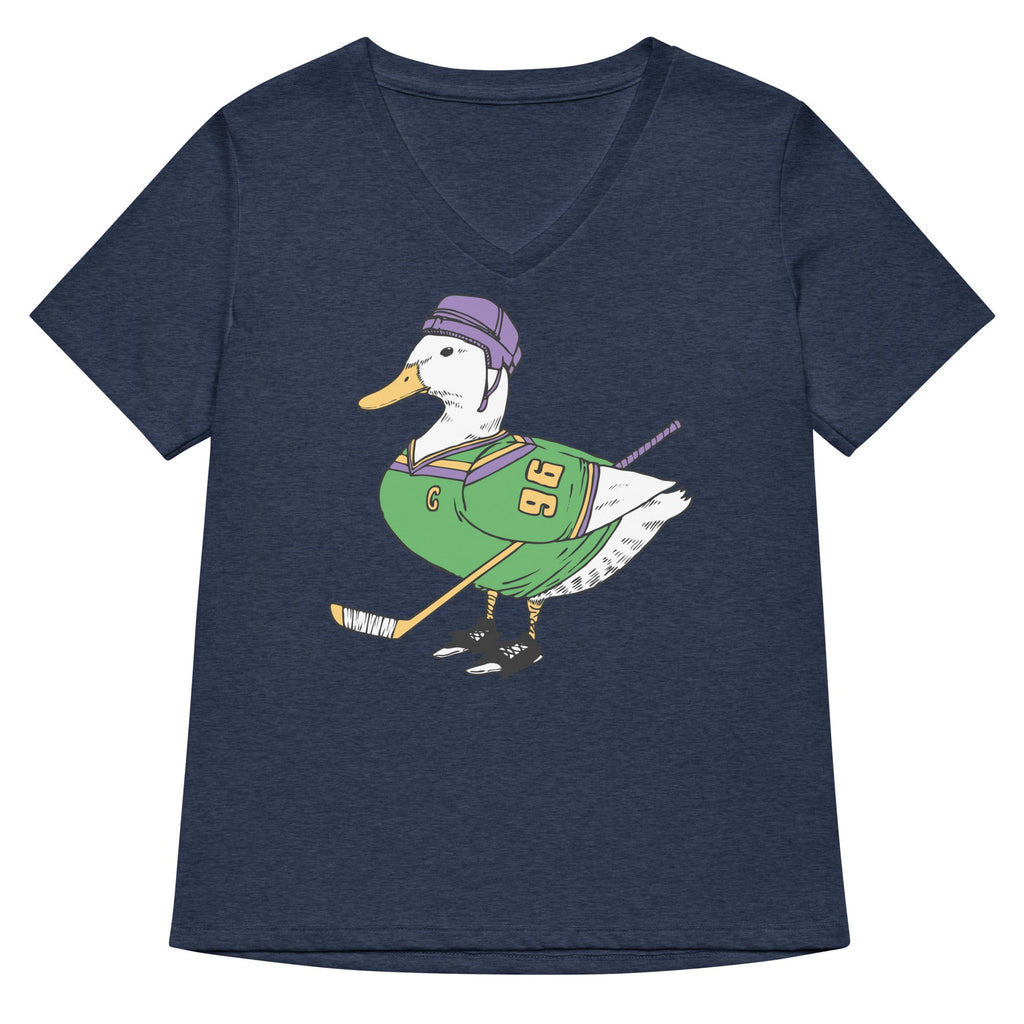Mighty Duck Women's V-Neck Tee product image 3