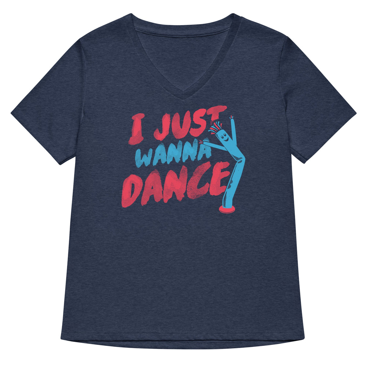 I Just Wanna Dance Women's V-Neck Tee product image 4