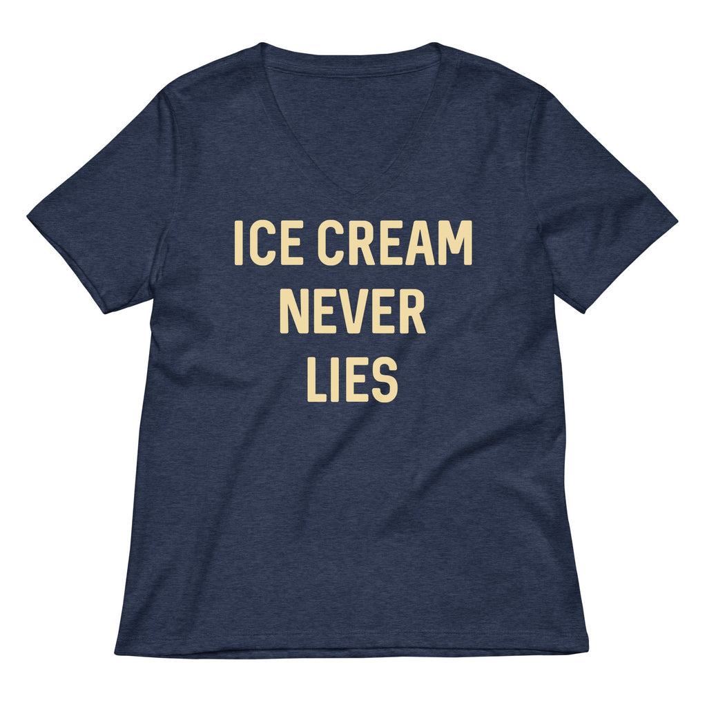 Ice Cream Never Lies Women's V-Neck Tee product image 2