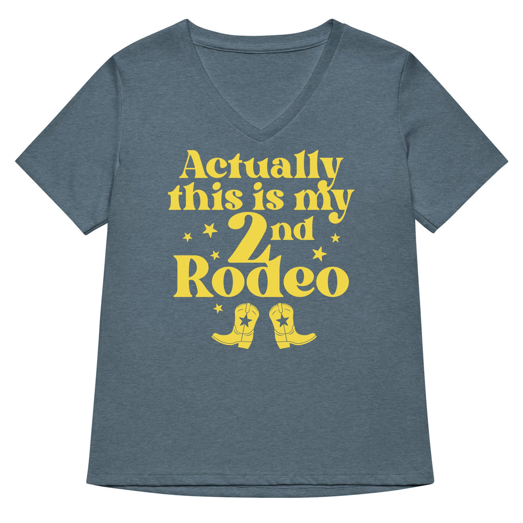 Actually This Is My 2nd Rodeo Women's V-Neck Tee product image 4
