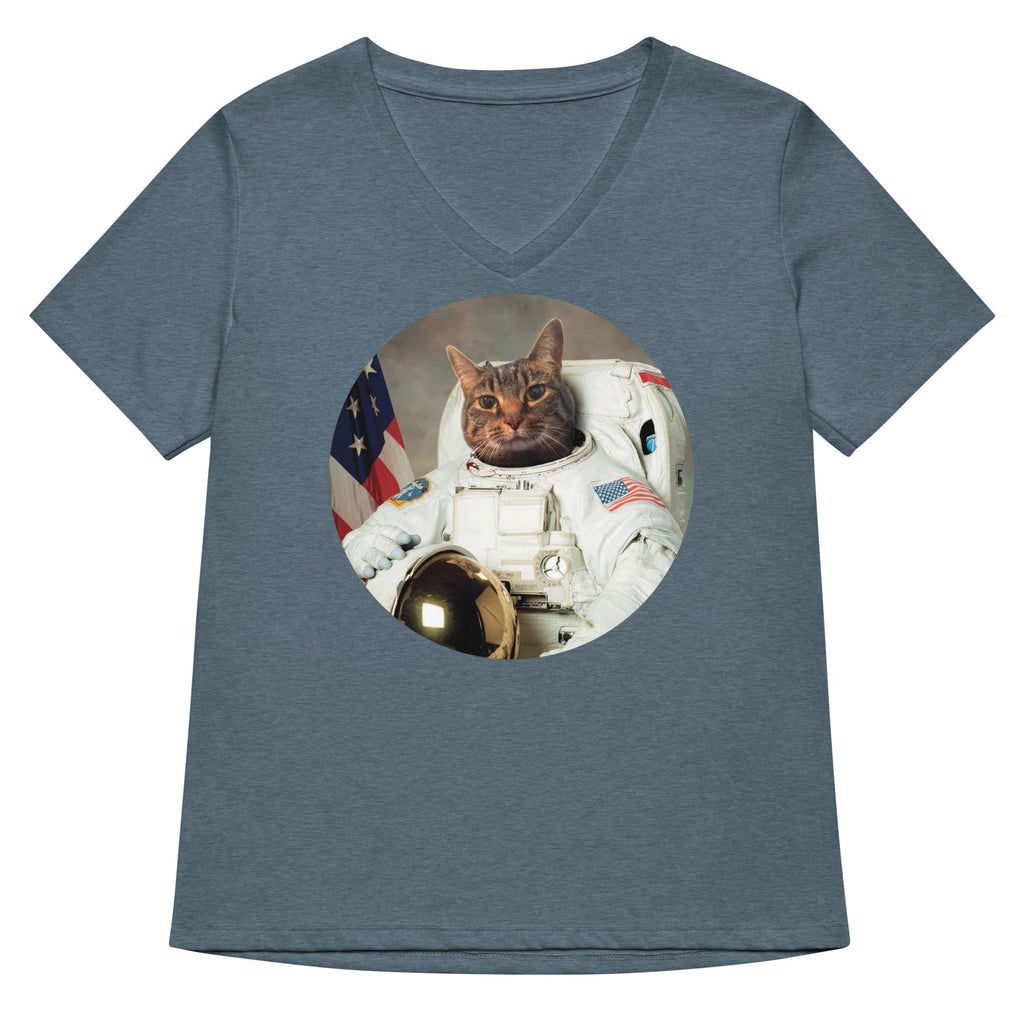 Astrocat Women's V-Neck Tee product image 4