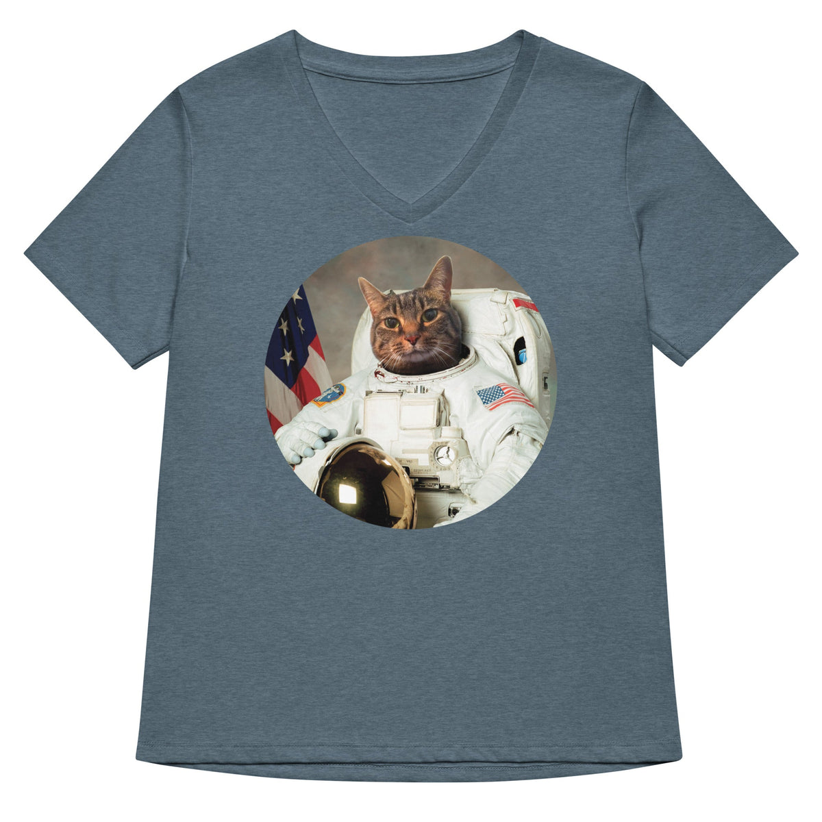 Astrocat Women's V-Neck Tee product image 4
