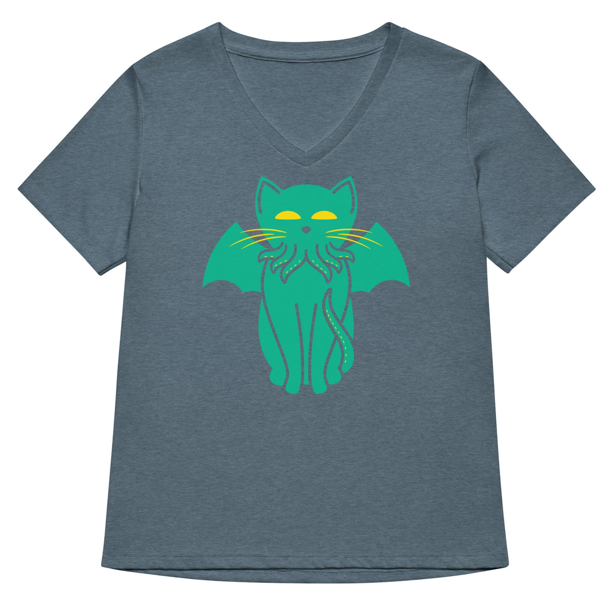 Cathulhu Women's V-Neck Tee product image 4