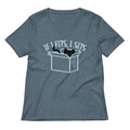 If I Fits, I Sits Women's V-Neck Tee product image 1