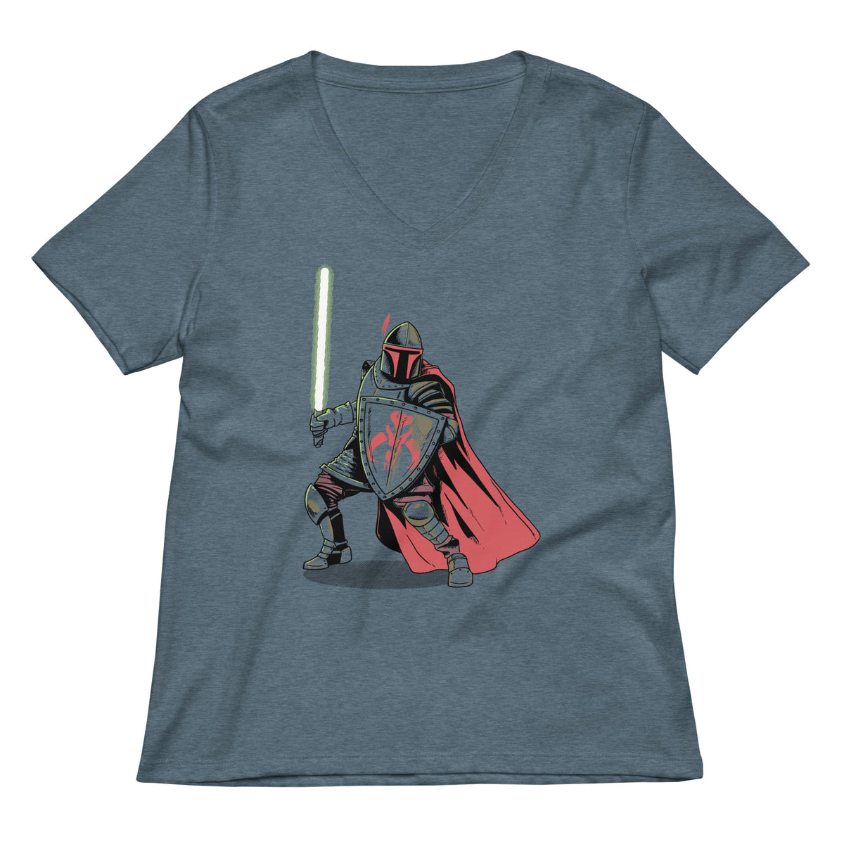 Mandalorian Knight Women's V-Neck Tee product image 1