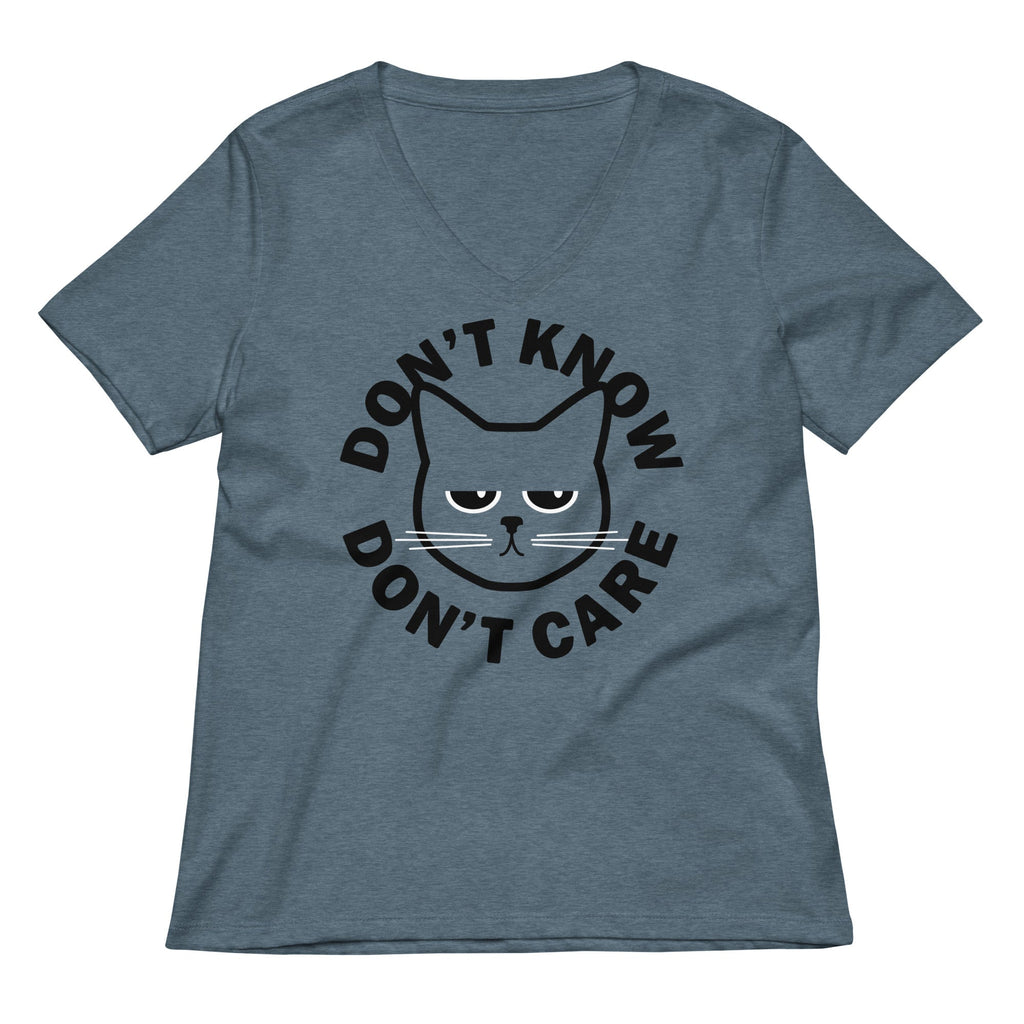 Don't Know Care Women's V-Neck Tee product image 1