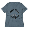 Don't Know Care Women's V-Neck Tee product image 1