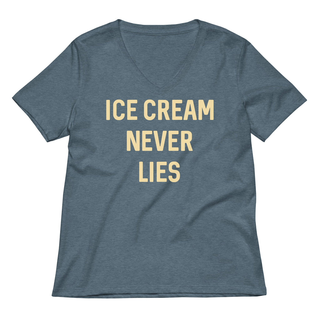 Ice Cream Never Lies Women's V-Neck Tee product image 4