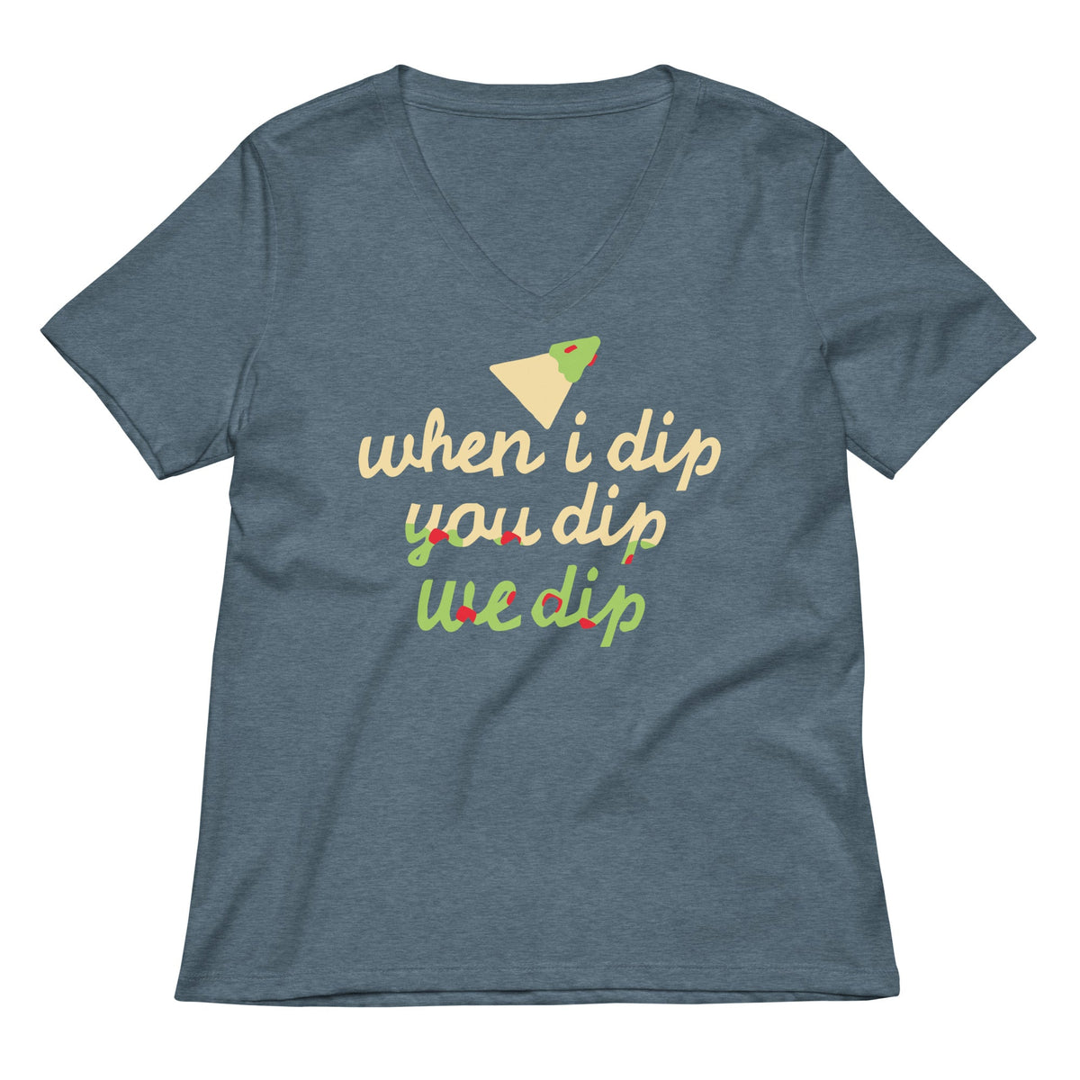 When I Dip You We Women's V-Neck Tee product image 4
