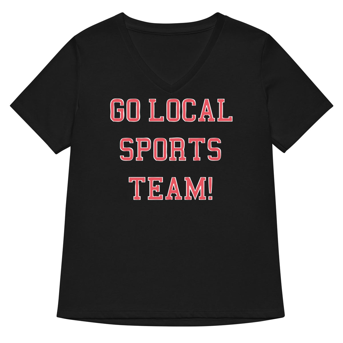 Go Local Sports Team! Women's V-Neck Tee product image 4