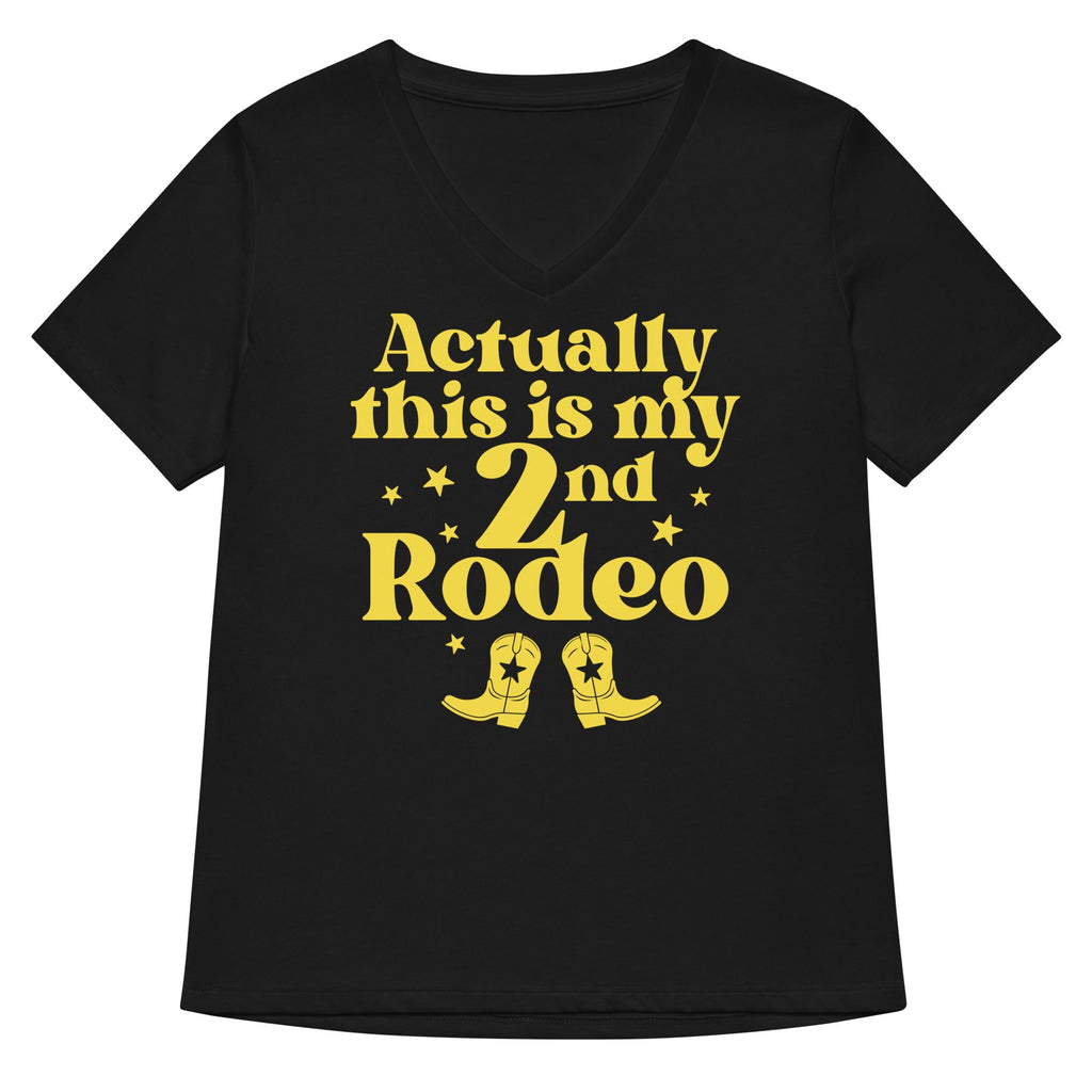 Actually This Is My 2nd Rodeo Women's V-Neck Tee product image 1