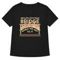 We'll Burn That Bridge When We Get To It Women's V-Neck Tee product image 1