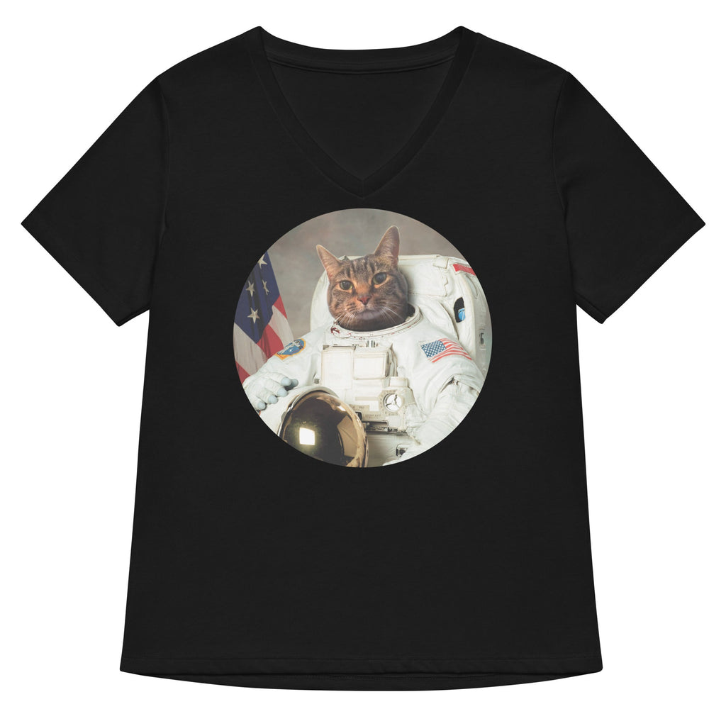 Astrocat Women's V-Neck Tee product image 1