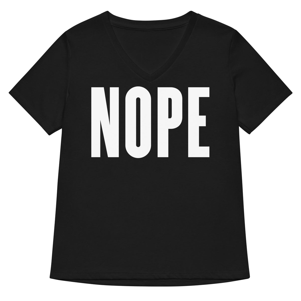 Nope Women's V-Neck Tee product image 1