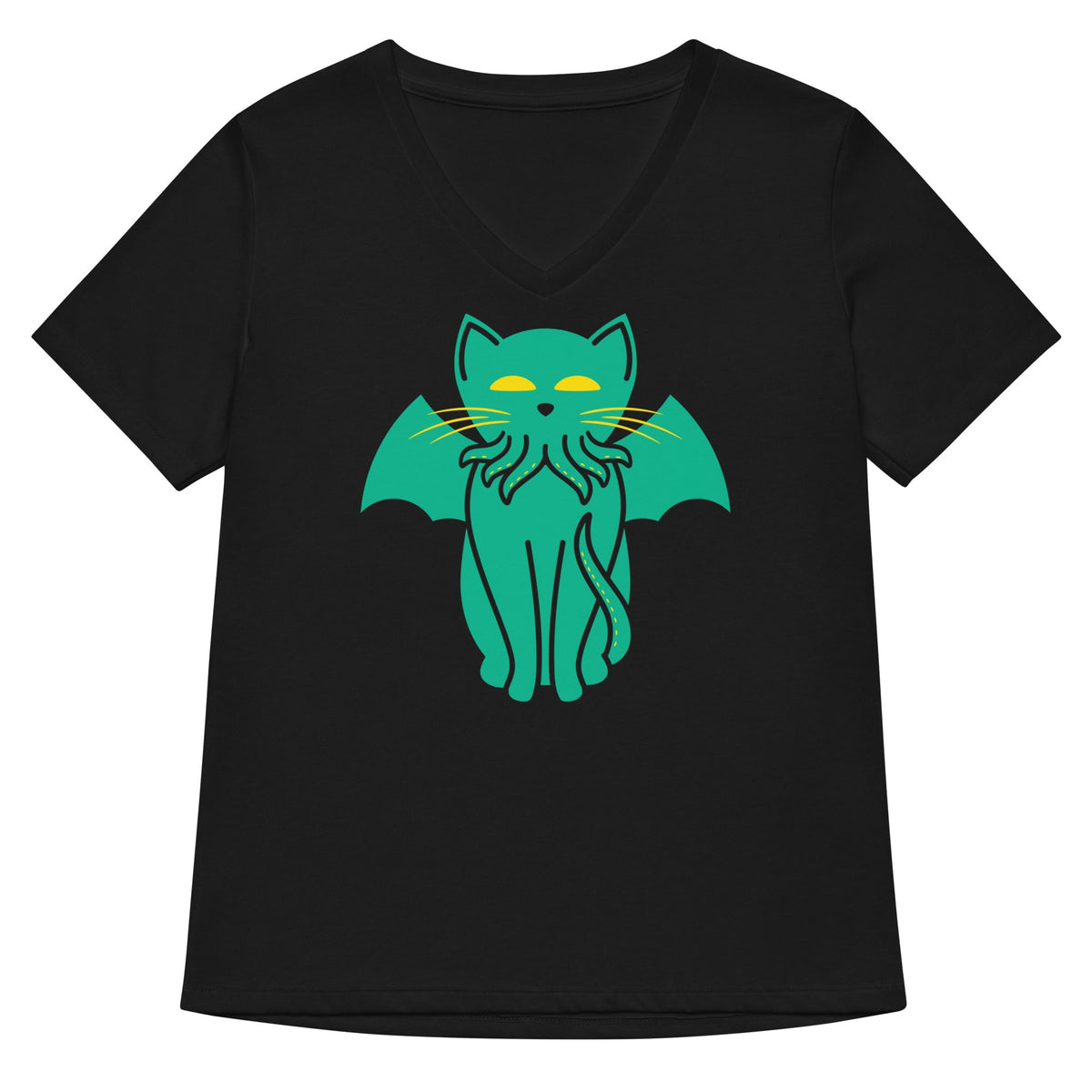Cathulhu Women's V-Neck Tee product image 2