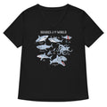 Sharks Of The World Women's V-Neck Tee product image 1