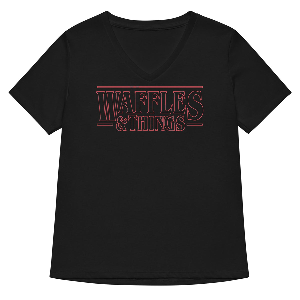 Waffles & Things Women's V-Neck Tee product image 1
