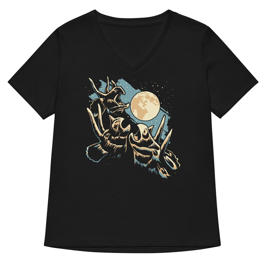 3 Tri Moon Women's V-Neck Tee product image 3