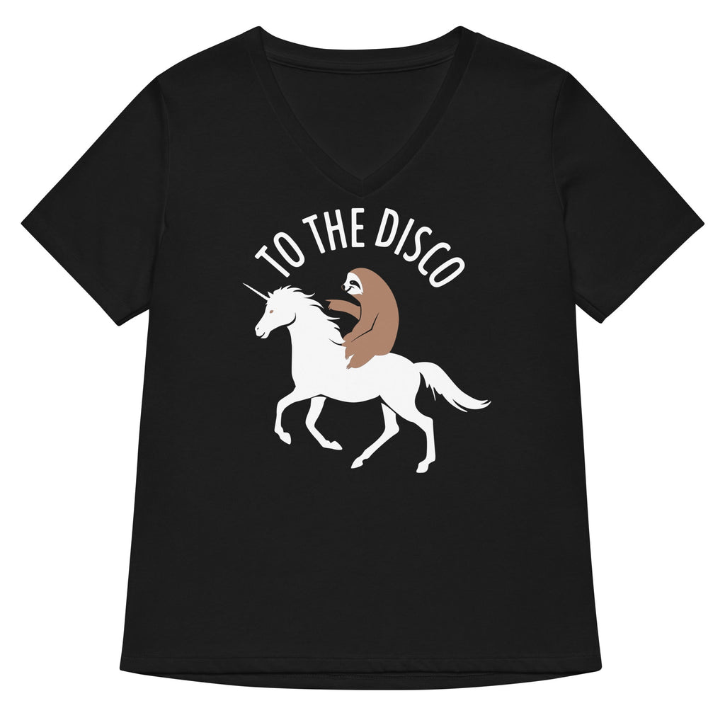 To The Disco Women's V-Neck Tee product image 2