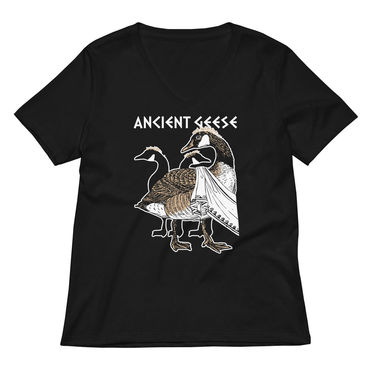 Ancient Geese Women's V-Neck Tee product image 2