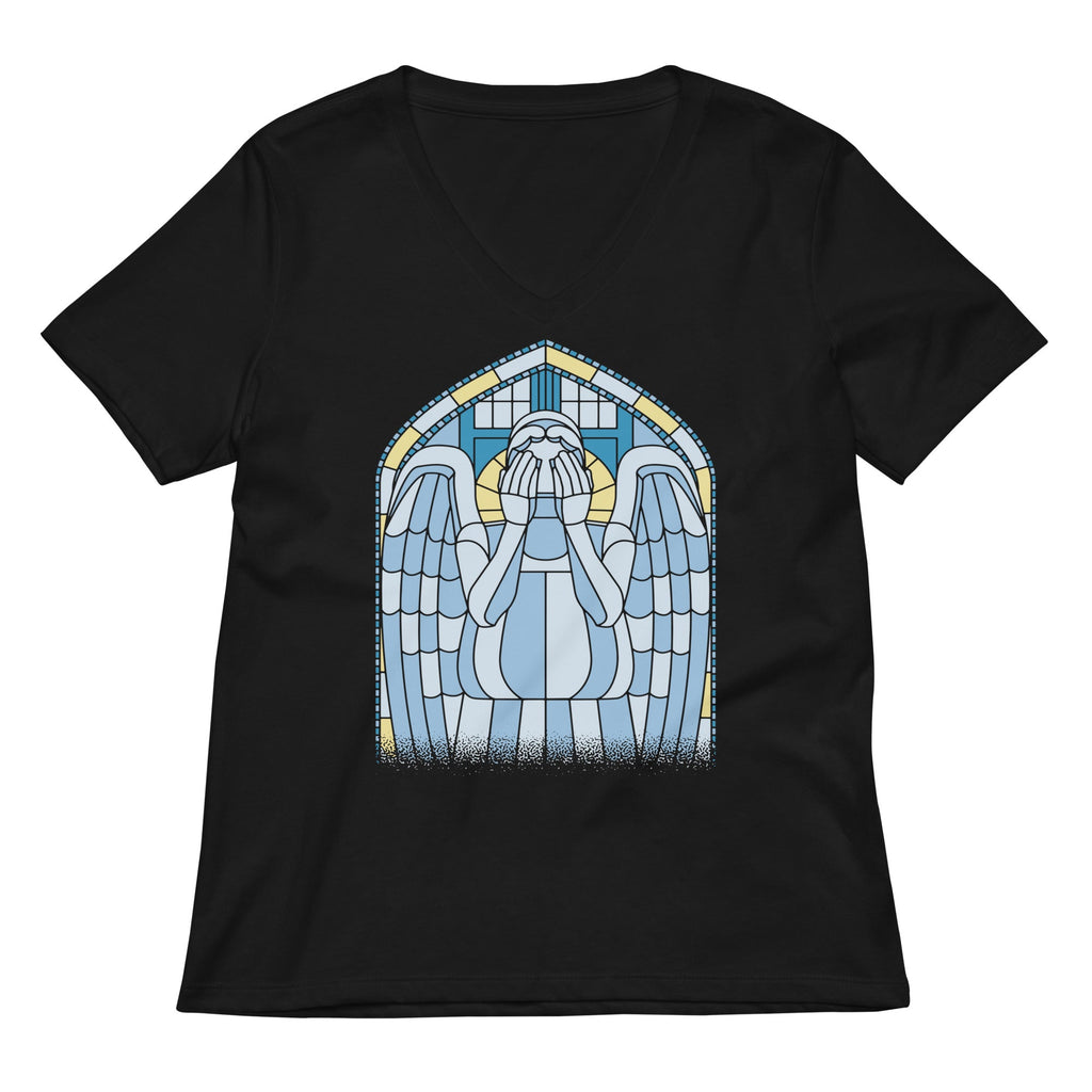 Weeping Angel Women's V-Neck Tee product image 1