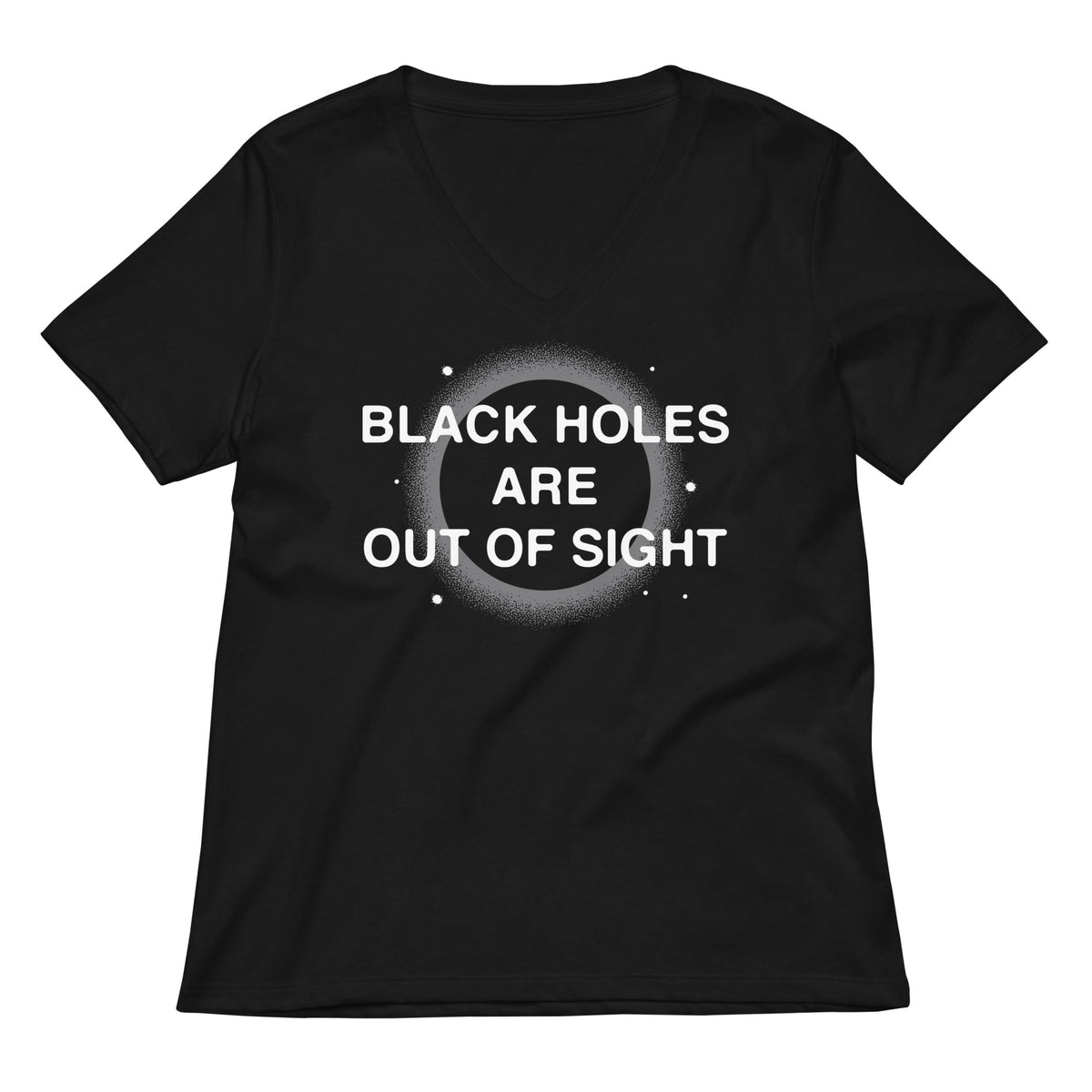 Black Holes Are Out Of Sight Women's V-Neck Tee product image 1