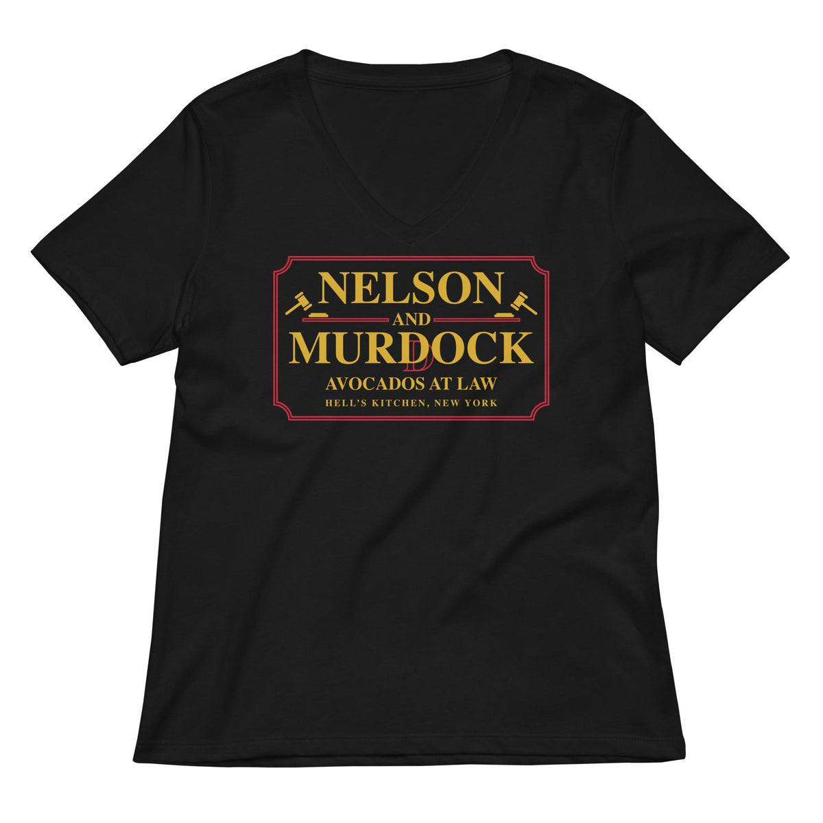Nelson And Murdock Women's V-Neck Tee product image 1