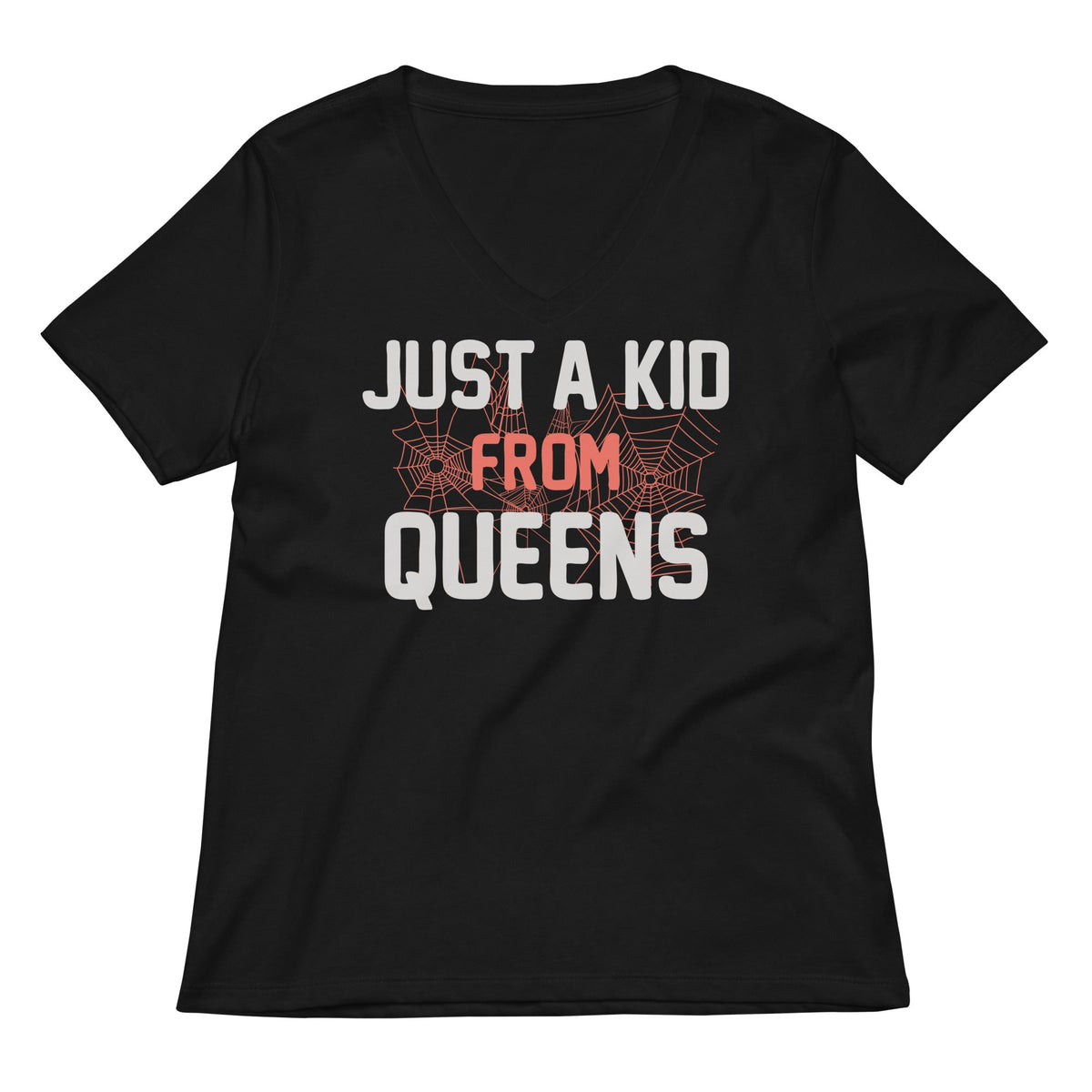 Just A Kid From Queens Women's V-Neck Tee product image 1