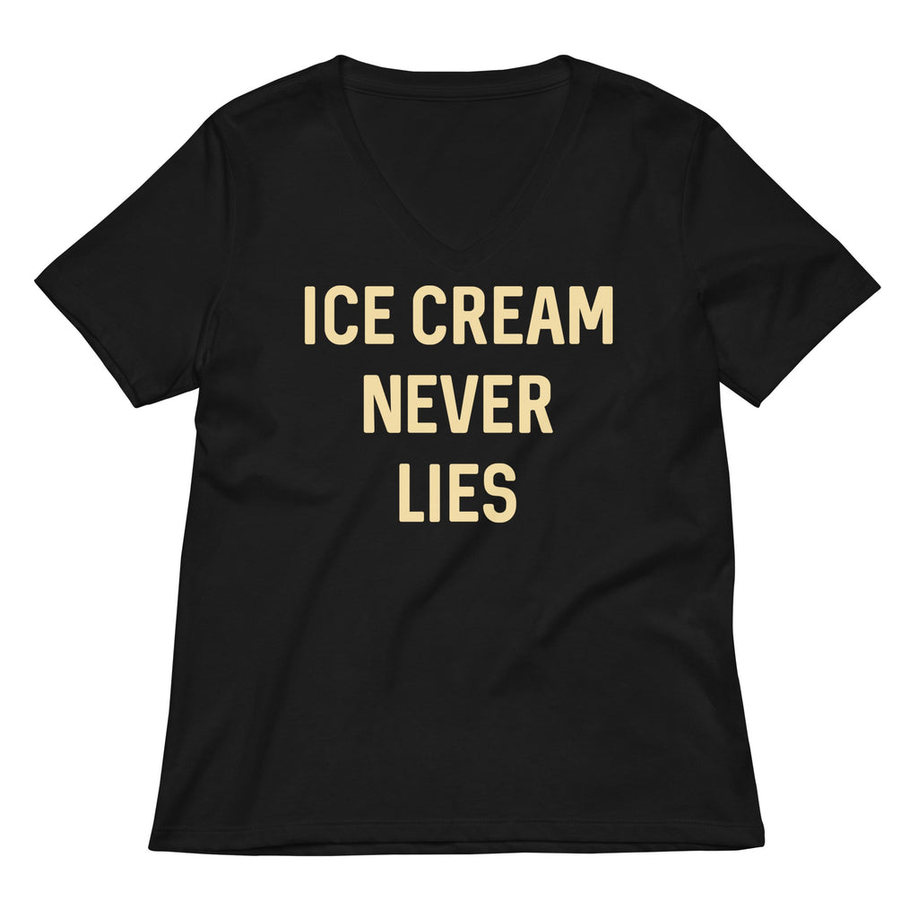 Ice Cream Never Lies Women's V-Neck Tee product image 1