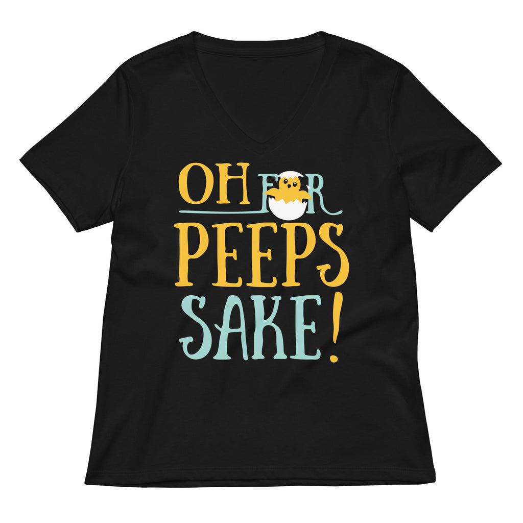 Oh For Peeps Sake Women's V-Neck Tee product image 1