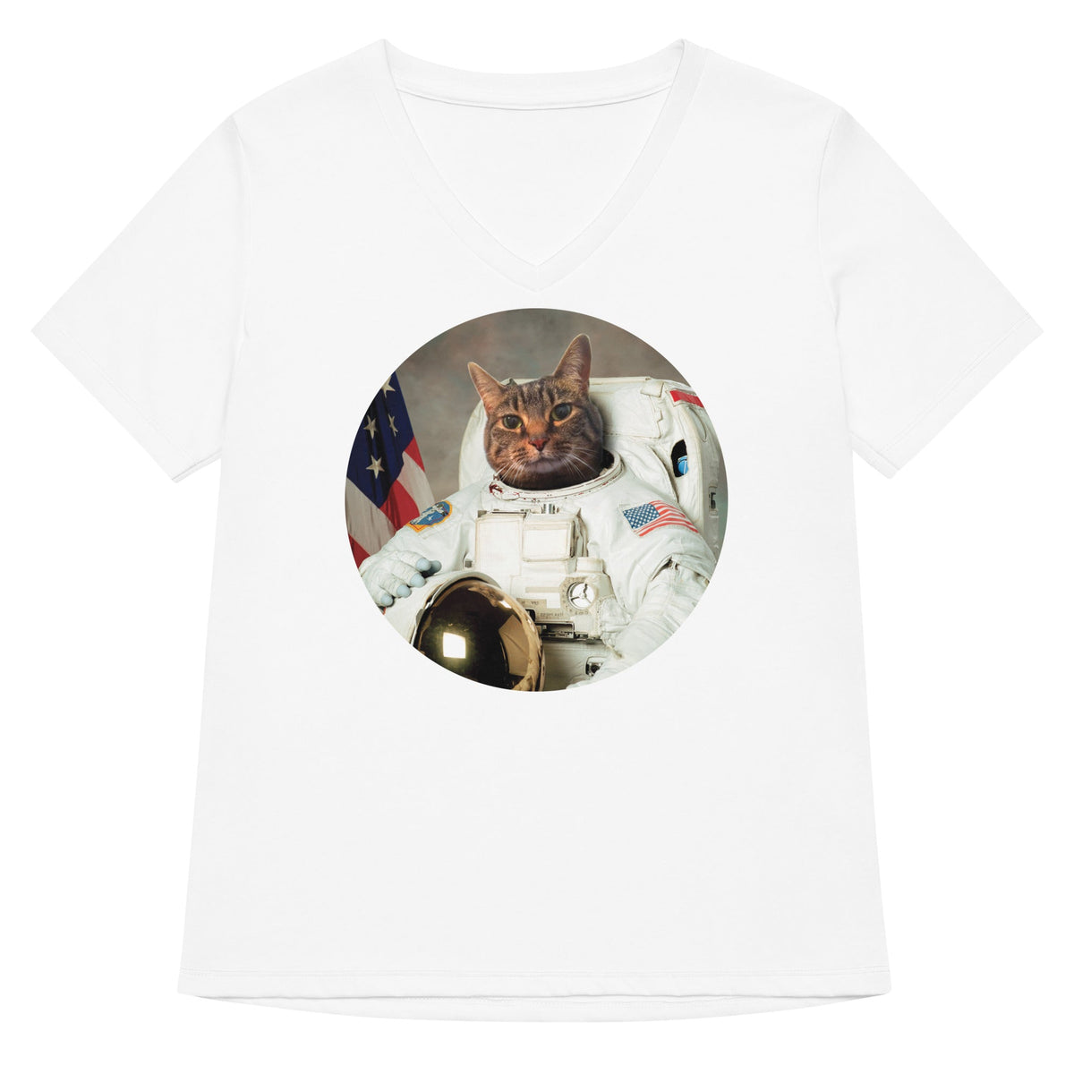 Astrocat Women's V-Neck Tee product image 6