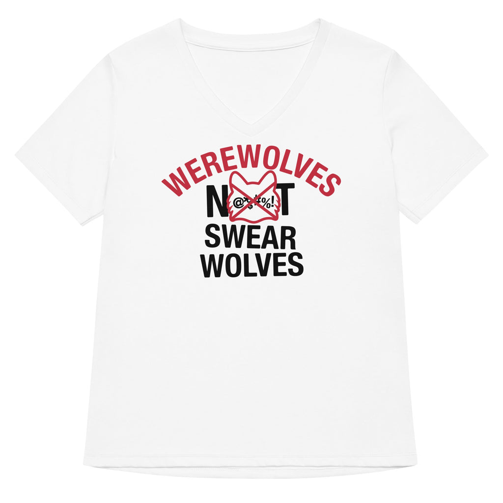 Werewolves Not Swearwolves Women's V-Neck Tee product image 2