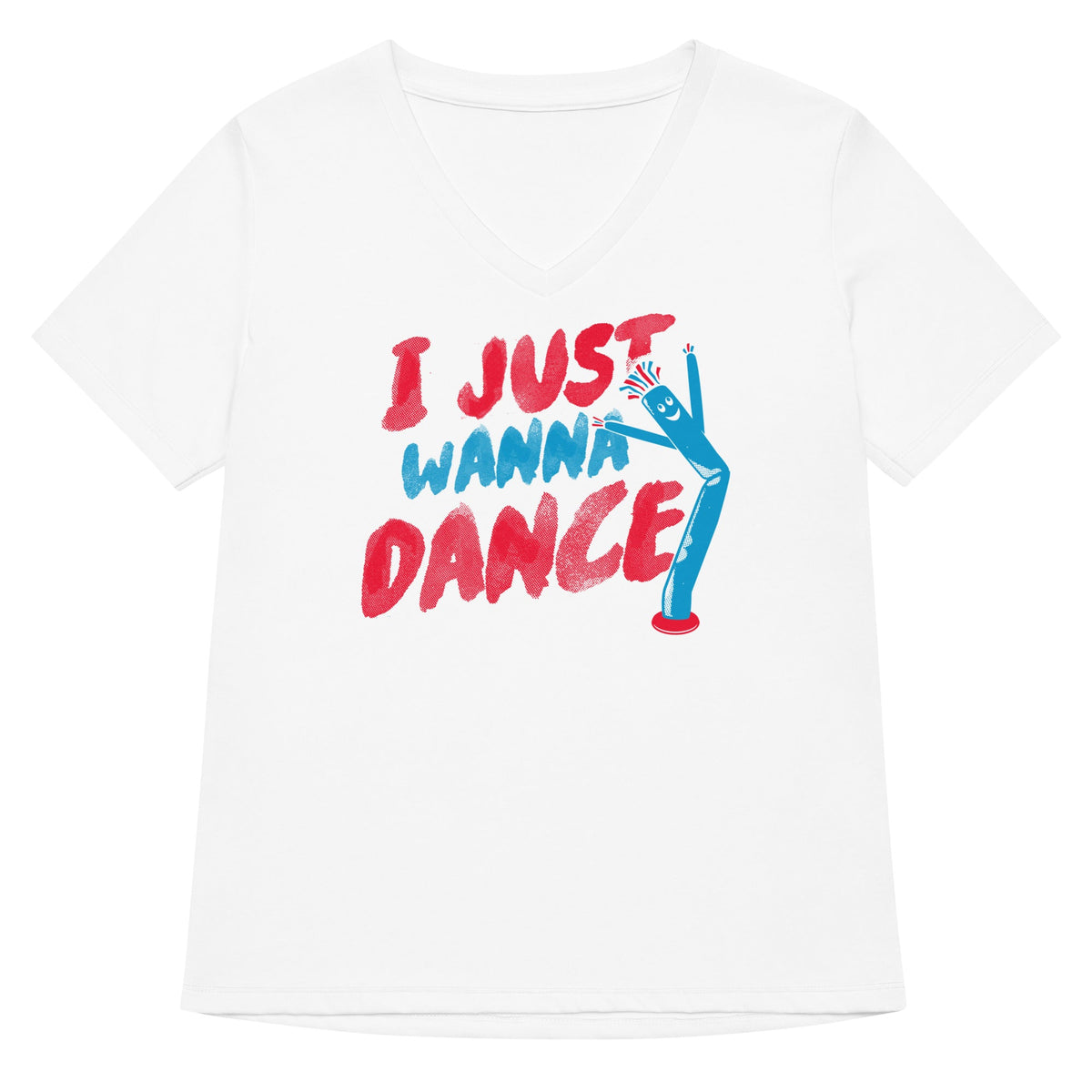 I Just Wanna Dance Women's V-Neck Tee product image 1