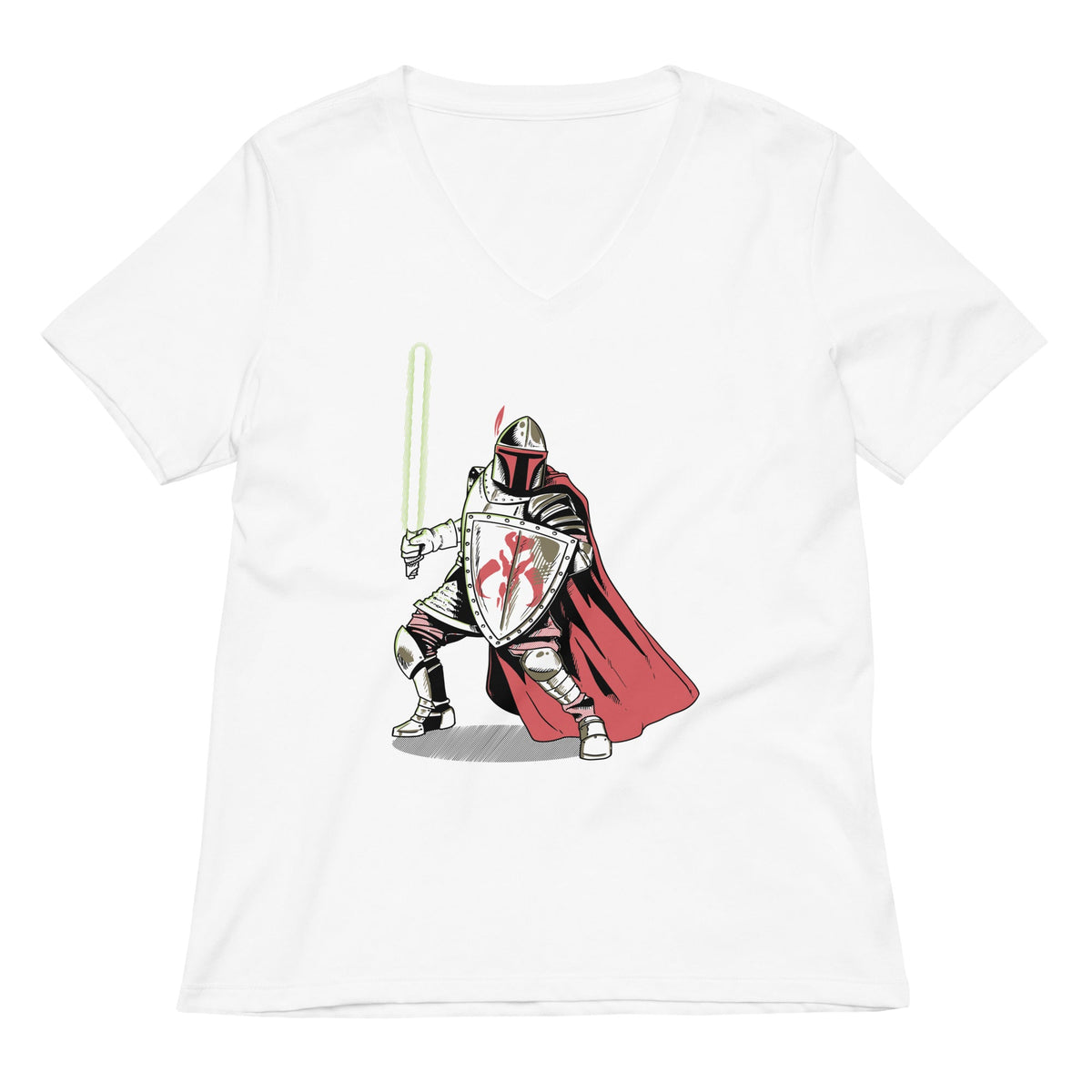 Mandalorian Knight Women's V-Neck Tee product image 3
