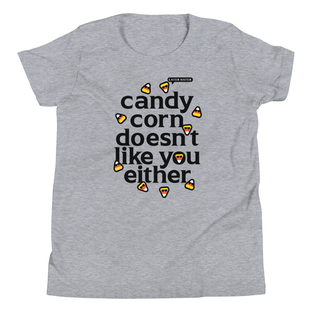 Candy Corn Doesn't Like You Either Kid's Youth Tee product image 1