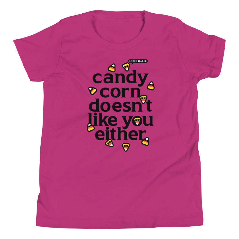 Candy Corn Doesn't Like You Either Kid's Youth Tee product image 2