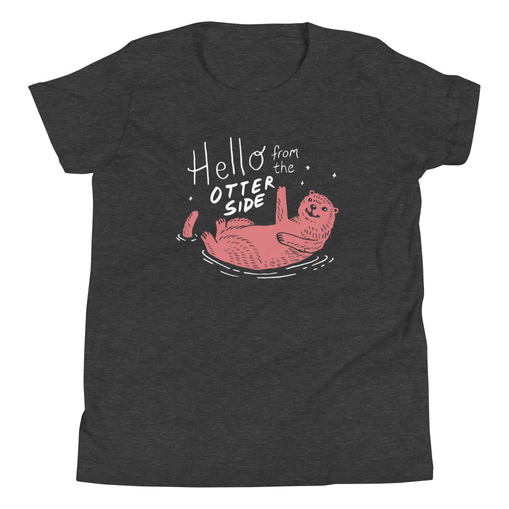 Hello From The Otter Side Kid's Youth Tee product image 4