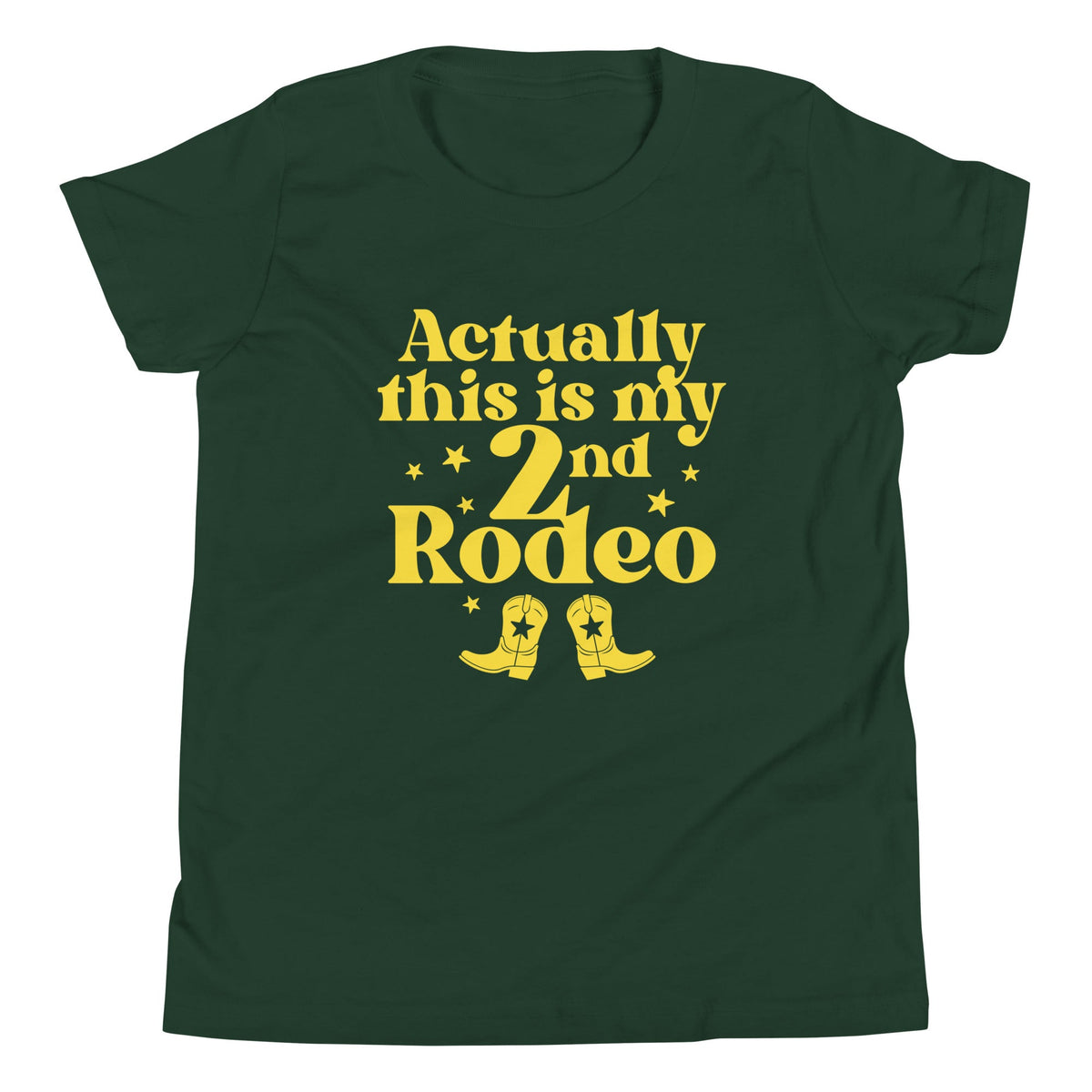 Actually This Is My 2nd Rodeo Kid's Youth Tee product image 3