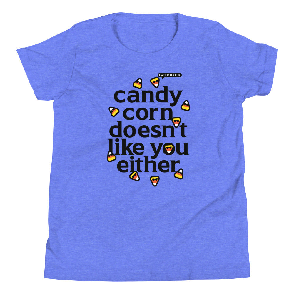 Candy Corn Doesn't Like You Either Kid's Youth Tee product image 4