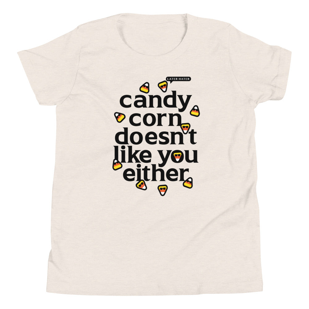 Candy Corn Doesn't Like You Either Kid's Youth Tee product image 6