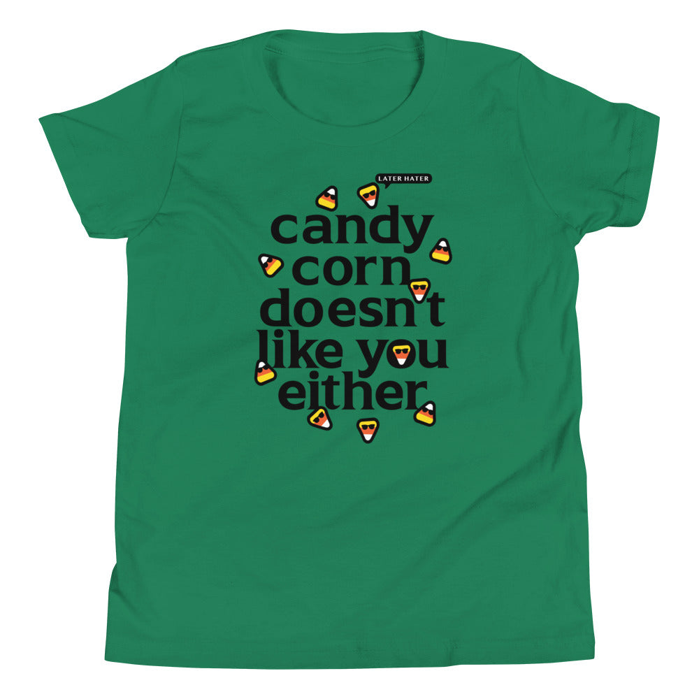 Candy Corn Doesn't Like You Either Kid's Youth Tee product image 3