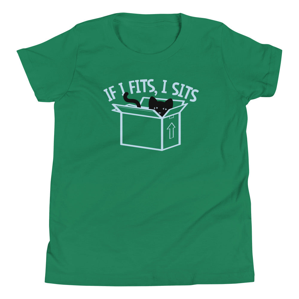 If I Fits, I Sits Kid's Youth Tee product image 3